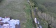 View from top of castle ruins at Ballinalacken Castle Country House Hotel