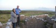 Our host Declan, castle ruins at Ballinalacken Castle Country House Hotel