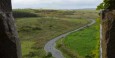 Castle ruins at Ballinalacken Castle Country House Hotel