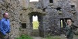 Our host Declan, castle ruins at Ballinalacken Castle Country House Hotel