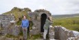 Our host Declan, castle ruins at Ballinalacken Castle Country House Hotel